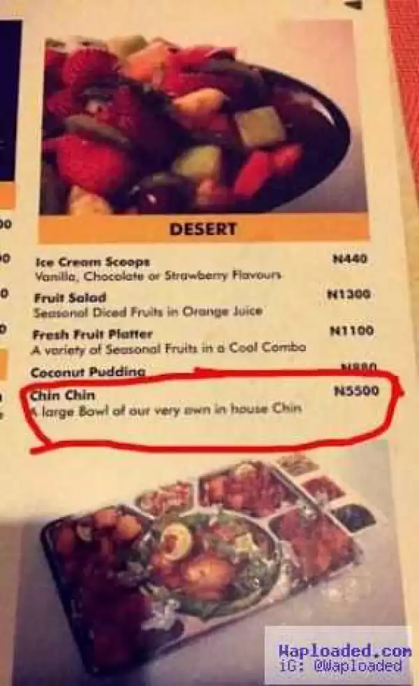 See What Saw In A Restaurant In Lekki (Photo)